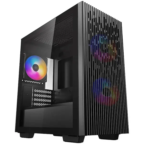 Deepcool Carcasa Deepcool MATREXX 40 3FS, Mini Tower, fara sursa, mATX, negru