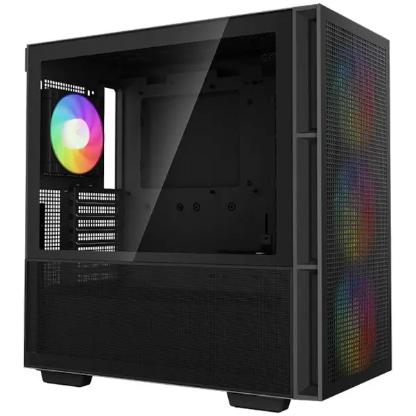 Deepcool Carcasa PC DeepCool CH560, Mid-Tower, fara sursa, mATX | mini ITX, Negru