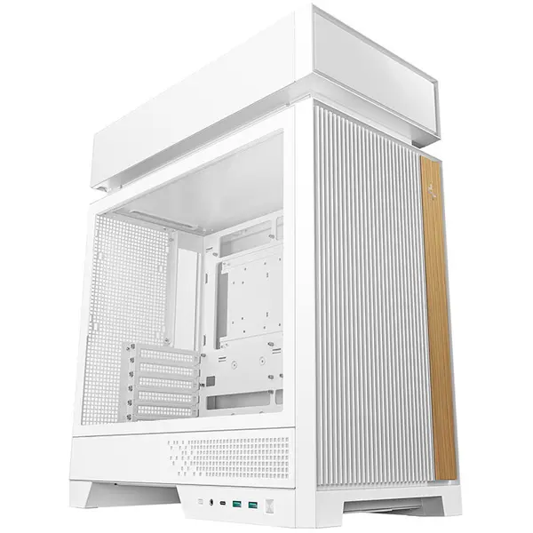 Deepcool Carcasa PC Deepcool CL660 ATX TOWER CASE R-CL660-WHNNA0-G-1, Alb, Mid-Tower, Panou lateral sticla securizata