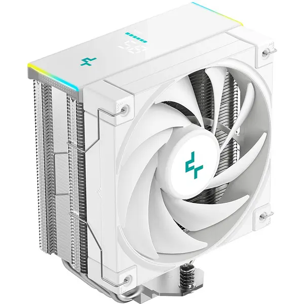 Deepcool Cooler CPU Deepcool AK400 Digital SE, Alb, TDP 220W, ARGB, Ecran Digital