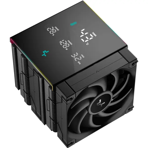 Deepcool Cooler CPU Deepcool AK620 DIGITAL PRO, 2 x 120mm, Negru