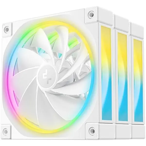 Deepcool Ventilatoare DEEPCOOL FL12R-3in1, 2 x 120mm, ARGB, Alb