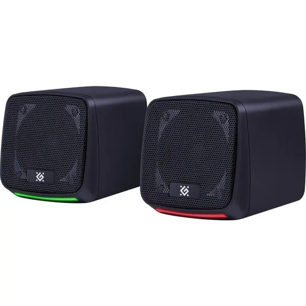 Defender Boxe PC Defender J3 2.0, 6 W, 3.5 mm Jack, LED, USB, Negru