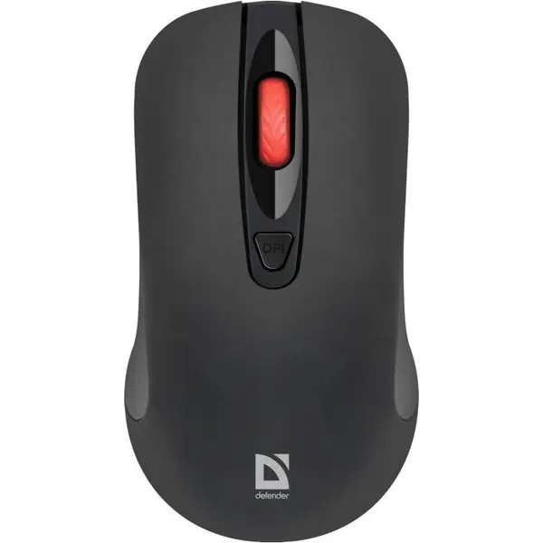 Defender Mouse Defender Nexus MS-195 RF Silent, ergonomic, 1600 DPI, 3 butoane, Negru