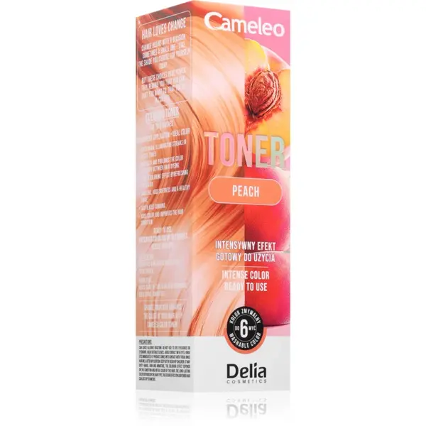Delia Cosmetics Cameleo Toner toner color pentru păr culoare Peach 75 ml