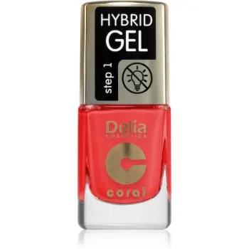 Delia Cosmetics Coral Nail Enamel Hybrid Gel lac de unghii sub forma de gel
