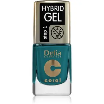 Delia Cosmetics Coral Nail Enamel Hybrid Gel lac de unghii sub forma de gel