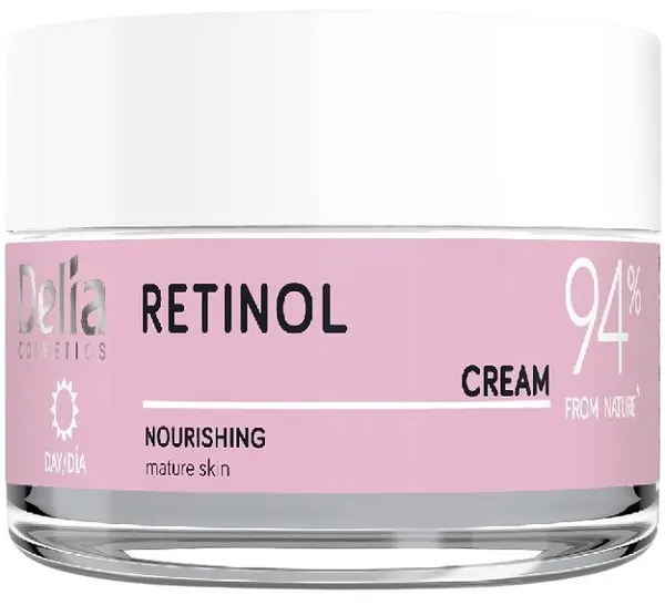 Delia Cremă de față hrănitoare de zi cu retinol, 50 ml