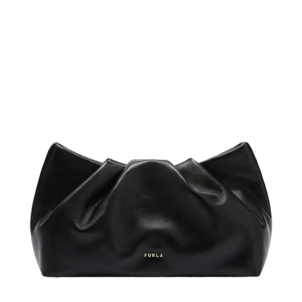 Delia mini clutch nero