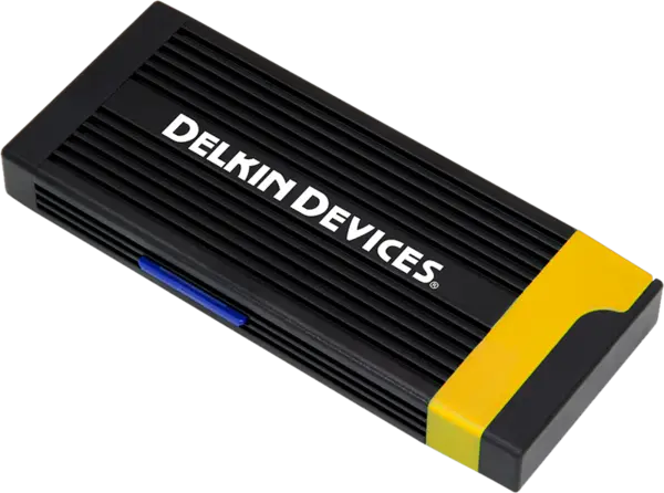 Delkin Cardreader CFexpress Type A & SD (Type C to C & Type C to A Cables), Cititor de card