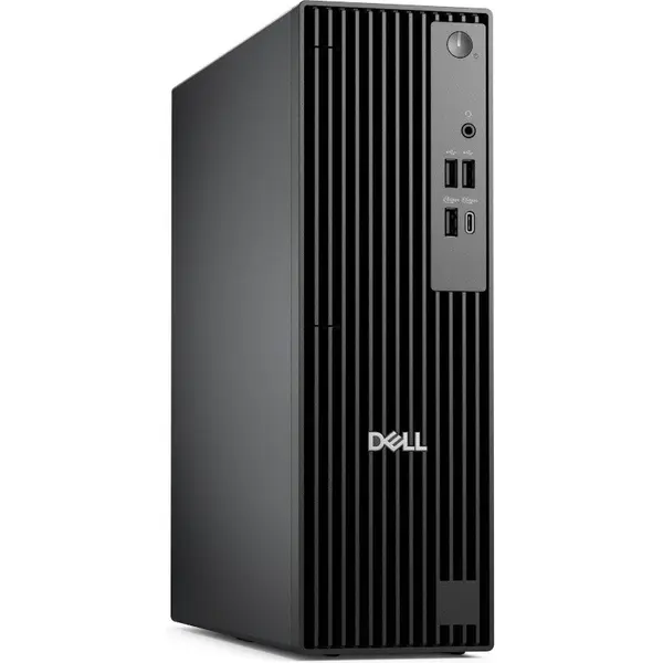Dell Desktop PC DELL Pro Slim QCS1250, Procesor Intel® Core™ Ultra 5 235 3.4GHz, 16GB RAM, 512GB SSD, Intel Graphics, Windows 11 Pro, Negru