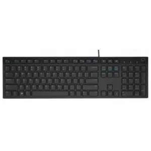 Dell Keyboard Dell KB216 Multimedia, Romanian (QWERTZ), Black