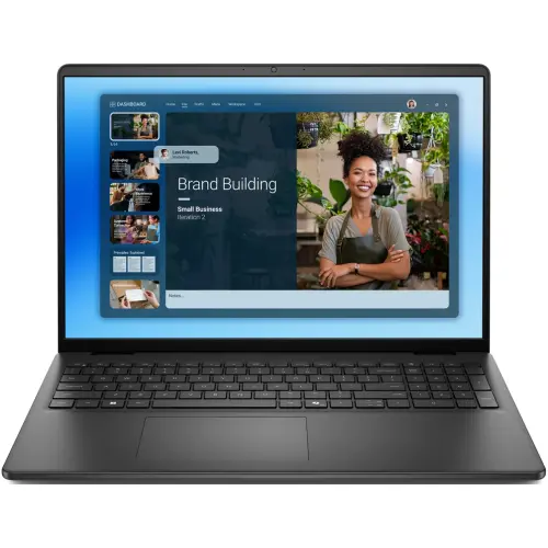 Dell Laptop Dell 16 DC16250, Intel Core 7 150U, 16 inch, RAM 16GB, SSD 1TB, Intel Graphics, Linux, Negru