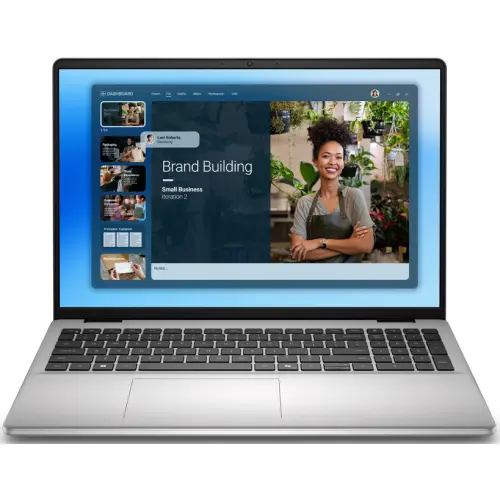 Dell Laptop Dell 16 DC16251, 16 inch, WUXGA, procesor Intel Core 7 150U,16 GB DDR5, 512GB SSD, Intel Graphics, Ubuntu, Argintiu
