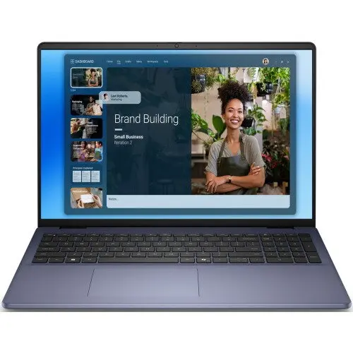 Dell Laptop Dell 16 DC16251, Intel Core 7 150U, 16 inch WUXGA, 32GB RAM, 1TB SSD, Windows 11 Pro, Albastru (INT Keyboard)