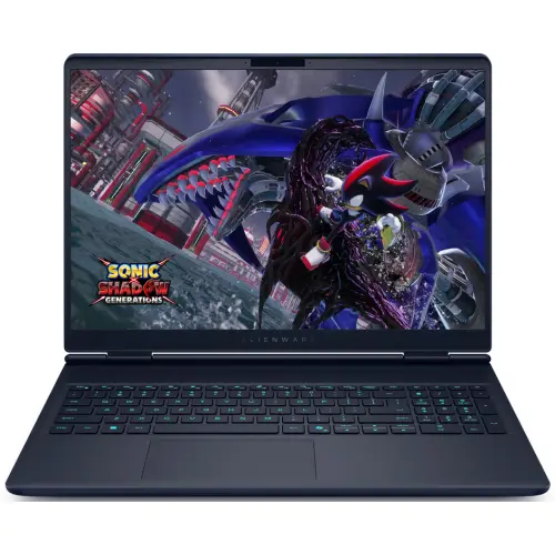 Dell Laptop Dell Alienware 16X Aurora AC16251, Intel Core Ultra 9 275HX, 16 inch, RAM 64GB, SSD 2 x 2TB, nVidia GeForce RTX 5070 8GB, Windows 11 Pro, Albastru