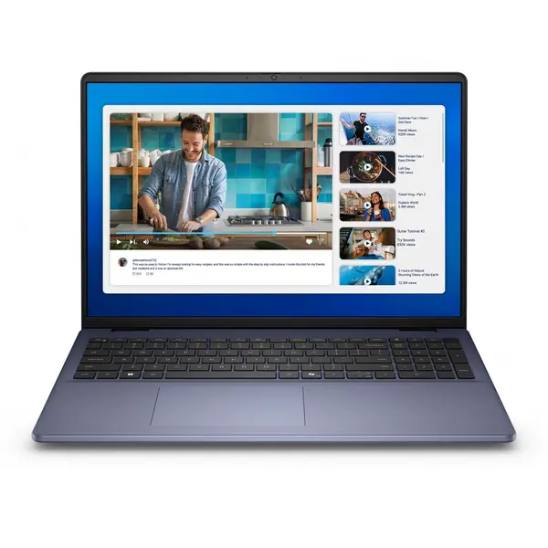 Dell Laptop Dell DC16251, 40,6 cm (16), 1920 x 1200, Intel Core 7-150U,16 GB DDR5-SDRAM, 1 TB SSD, NVIDIA GeForce MX570A 2 GB, Windows 11 Pro, Albastru (INT Keyboard)
