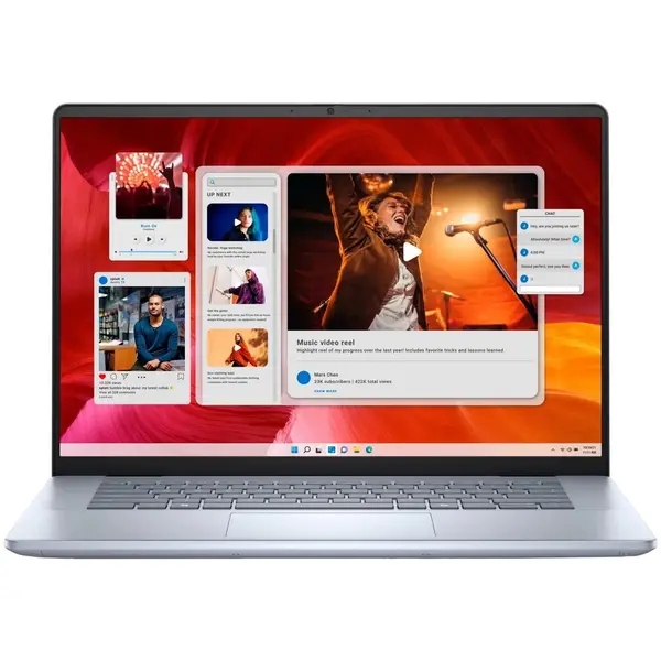 Dell Laptop Dell Inspiron 5441 Copilot+ PC, Qualcomm Snapdragon X Plus X1P-42-100, 14 inch, RAM 16 GB, SSD 1 TB, Adreno, Windows 11, Gri