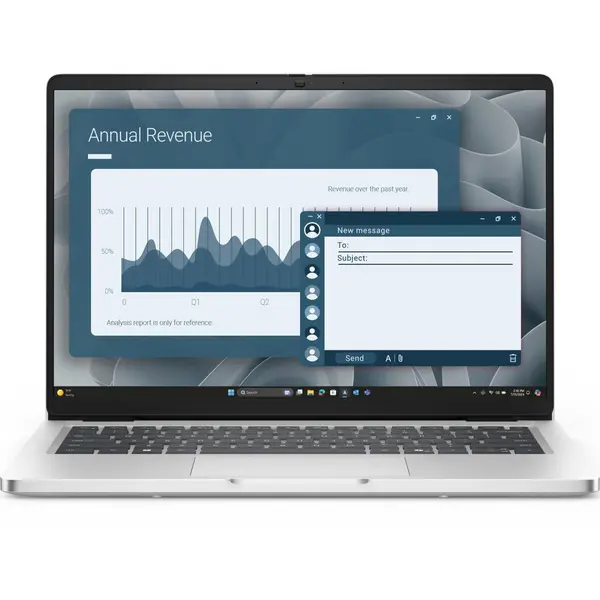 Dell Laptop Dell Pro 14 Plus PB14255, 14 inch, FHD+, AMD Ryzen AI 5 340 3.4GHz , 16 GB DDR5, 512 GB SSD, AMD Radeon 860M, Windows 11 Pro (INT Keyboard)