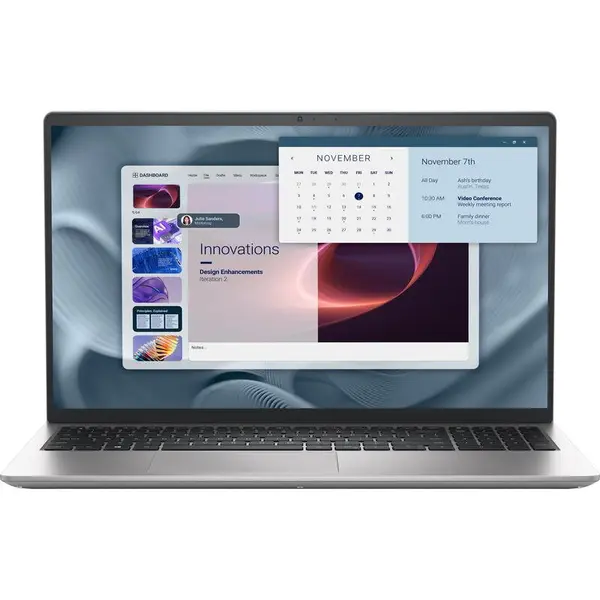 Dell Laptop Dell Pro 15 Essential PV15250, Procesor Intel® Core™ i5-1334U (12M Cache, up to 4.60 GHz), 15.6 FHD, 16GB DDR5 RAM, 1TB SSD, Intel Iris Xe Graphics, Windows 11 Pro, Argintiu