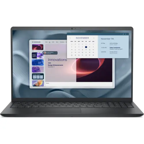 Dell Laptop Dell Pro 15 Essential PV15250, Procesor Intel® Core™ i5-1334U, Display 15.6 FHD, RAM 16GB DDR5, 512GB SSD, Placa video Intel UHD Graphics, Windows 11 Pro, Negru