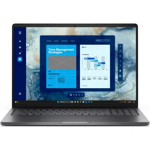 Dell Laptop Dell Pro 16 PC16250, Procesor Intel® Core™ 5 120U, Display 16 FHD+, RAM 16GB DDR5, 512GB SSD, Placa video Intel Graphics, Linux Ubuntu, Negru