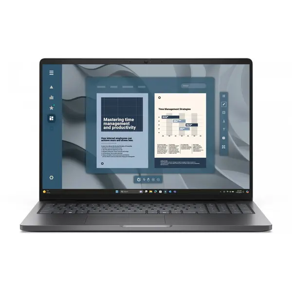 Dell Laptop Dell Pro 16 PC16255, Procesor AMD Ryzen 3 210, 16 FHD+, 8GB DDR5, 512GB SSD, AMD Radeon 740M, Windows 11 Pro, Negru