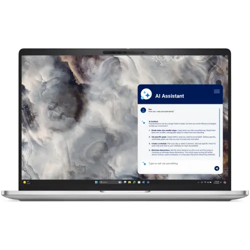 Dell Laptop Dell Pro 16 Plus PB16250 Copilot+, Intel Core Ultra 7 266V, 16 inch, RAM 16GB, SSD 512GB, Intel Arc Graphics 140V, Windows 11 Pro, Argintiu