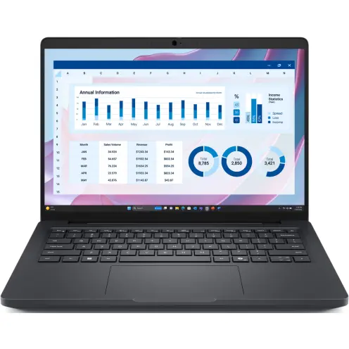 Dell Laptop Dell Pro Max 14 MC14255, Procesor AMD Ryzen AI 7 PRO 350, Display 14 WUXGA, RAM 16GB, SSD 512GB, Placa video AMD Radeon 860M, Windows 11 Pro, Gri