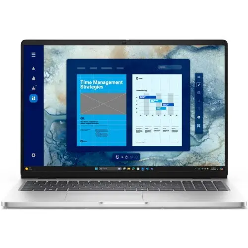 Dell Laptop Dell Pro PC16250, Intel Core Ultra 7 255U, 16 inch FHD+, 32GB RAM, 1TB SSD, Windows 11 Pro, Argintiu