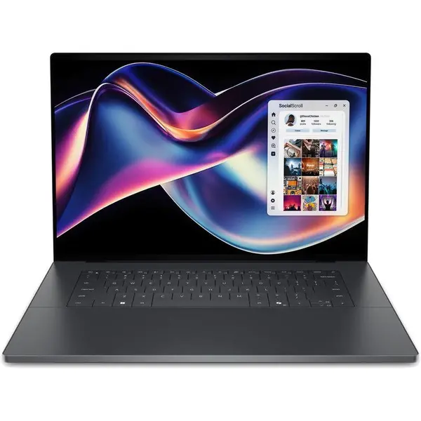 Dell Laptop DELL XPS 16 DA16260, Procesor Intel® Core™ Ultra 7 355, Display 16 2K 120Hz, RAM 16GB LPDDR5X, 1TB SSD, Placa video Intel Graphics, Windows 11 Pro, Gri