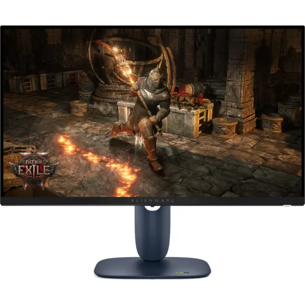 Dell Monitor Gaming Fast IPS LED Dell Alienware 27 AW2725DM, WQHD (2560 x 1440), HDMI, DisplayPort, Pivot, 180 Hz, 1 ms, Negru