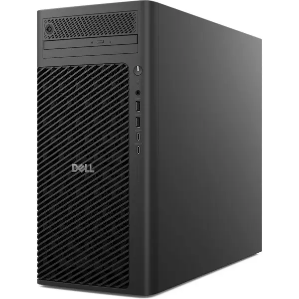 Dell Sistem desktop Dell Pro Max Tower T2, Procesor Intel® Core™ Ultra 9 285K 3.7GHz Arrow Lake, 64GB RAM, 1TB SSD + 2TB HDD, NVIDIA RTX 2000 Ada 16GB, Windows 11 Pro, Negru