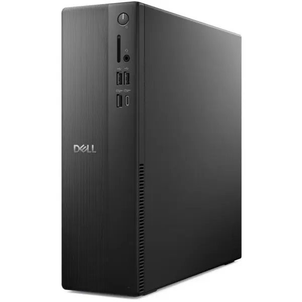 Dell Sistem desktop DELL Slim ECS1250, Procesor Intel Core i5-14400, 10 cores, pana la 4.7GHz, 20MB, 8GB DDR5, 512GB SSD, Wi-Fi, Bluetooth, Intel UHD Graphics 730, Windows 11 Pro, Negru