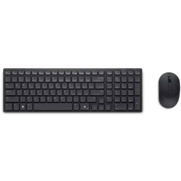 Dell Tastatura si Mouse Dell Pro Compact Silent Keyboard and Mouse - KM555, Wireless & Bluetooth, Full-size, Negru