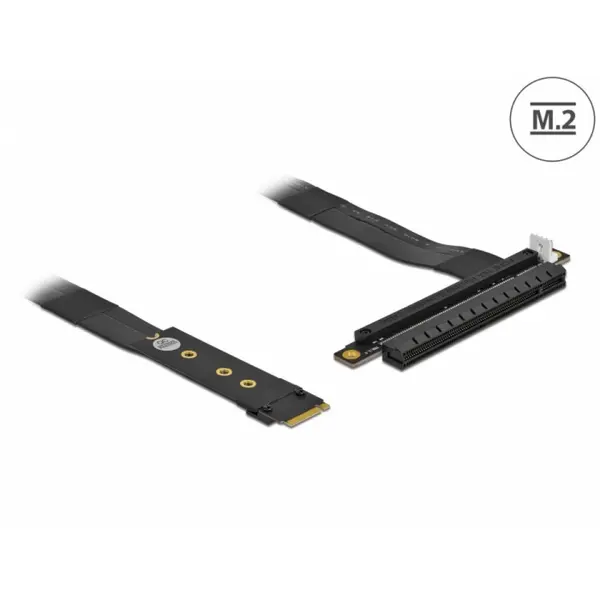Delock Adaptor M.2 Key M la PCIe x16 NVMe 20cm, Delock 64133