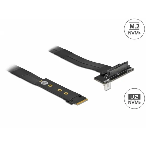 Delock Adaptor M.2 Key M la U.2 SFF-8639 NVMe 20cm, Delock 64135