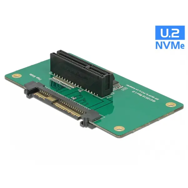 Delock Adaptor U.2 SFF-8639 la PCIe x4 cu fixare, Delock 62863