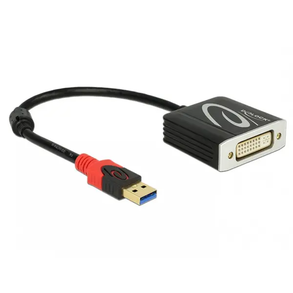 Delock Adaptor USB 3.0 la DVI T-M, Delock 62737