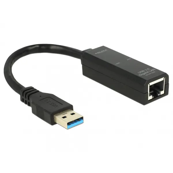 Delock ADAPTOR USB 3.0 LA GIGABIT LAN 10/100/1000 MB/S, DELOCK 62616