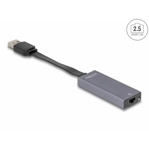 Delock Adaptor USB 3.1-A la 2.5 Gigabit LAN Slim, Delock 66247