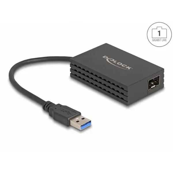 Delock Adaptor USB-A la SFP Gigabit LAN, Delock 66463