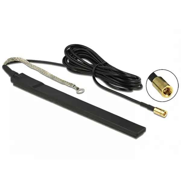 Delock Antena exterior DAB+ interfata SMB 23 dBi activ omnidirectionala, Delock 12411