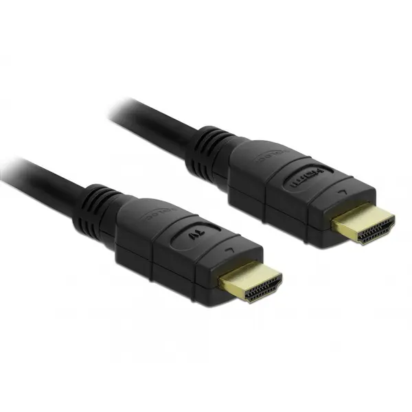 Delock Cablu activ HDMI 4K60Hz T-T 10m Negru, Delock 85284