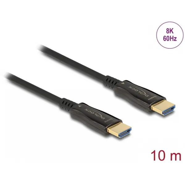 Delock Cablu activ optic HDMI 8K60Hz T-T 10m, Delock 84034