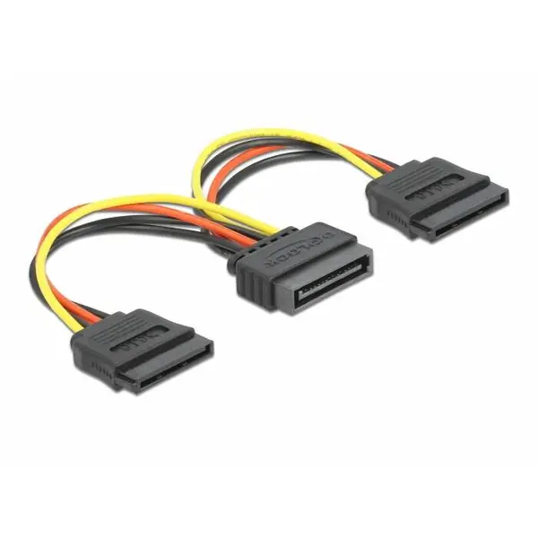Delock CABLU ALIMENTARE SATA LA 2 X SATA 15 CM, DELOCK 60105