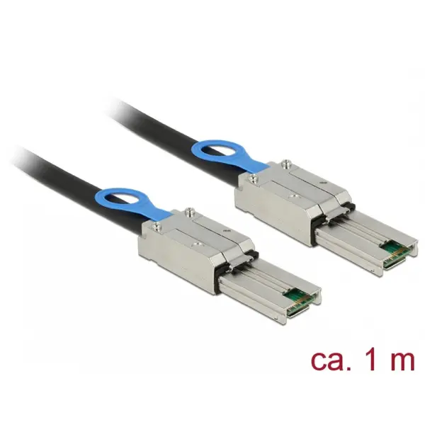 Delock Cablu mini SAS 26 pin SFF 8088 T-T 1m, Delock 83061