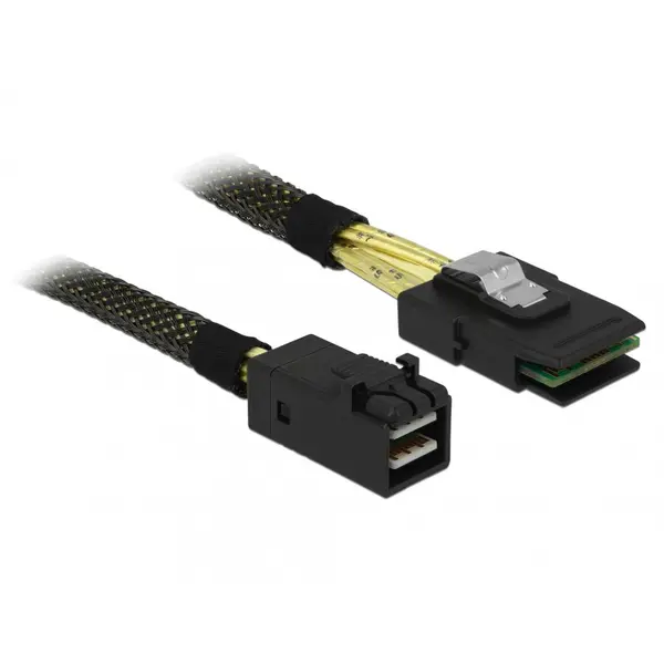 Delock Cablu Mini SAS HD SFF-8643 la Mini SAS SFF-8087 1m, Delock 83389