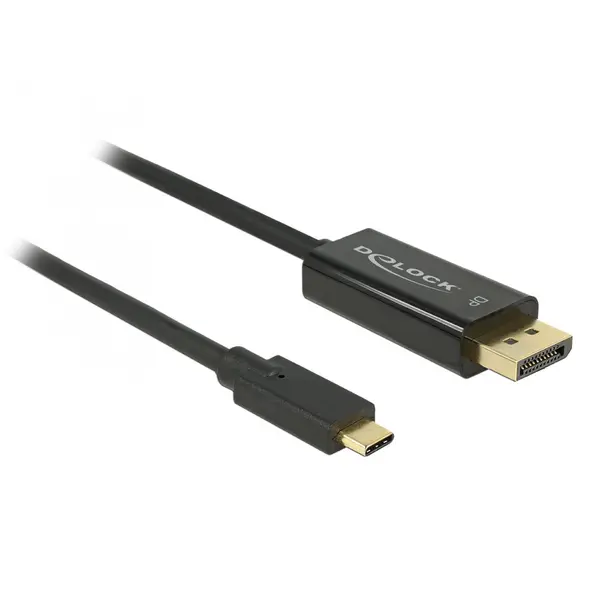 Delock Cablu USB Delock TIP C LA DisplayPort 4K 60 HZ T-T 1M , negru