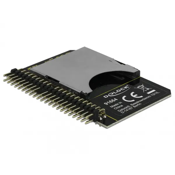 Delock Convertor IDE 44 pini la card SD, Delock 91664